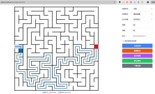 迷宫游戏在线,在线迷宫游戏生成与挑战体验