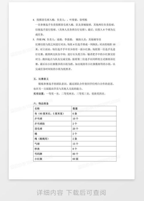 趣味游戏策划书,欢乐无限