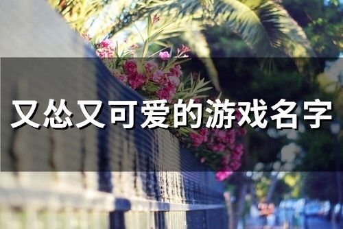 又怂又可爱的游戏名,一场轻松愉快的冒险之旅