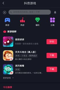 抖音里面游戏安卓,体验无限乐趣